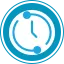 7 Days icon representing our around-the-clock support for accounts receivable services